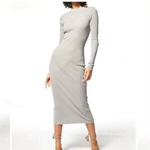 Young, fabulous and broke long sleeve dress